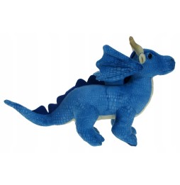 Blue Plush Dragon 28cm Eco-Friendly