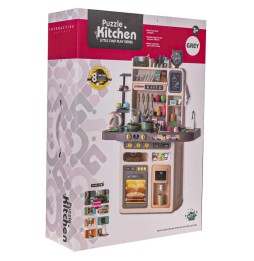 Kids Kitchen with Lights and Sounds - 87 Pieces