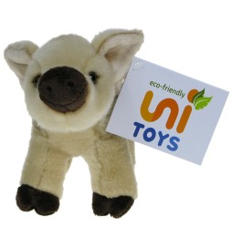 Young Wild Boar Plush Toy 18 cm Eco-friendly