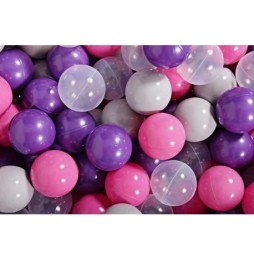 Set of 200 Plastic Balls 7cm for Dry Pools