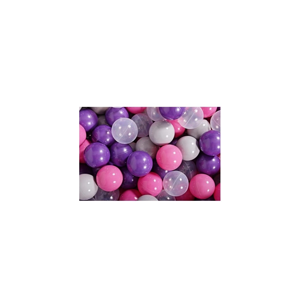 Set of 200 Plastic Balls 7cm for Dry Pools