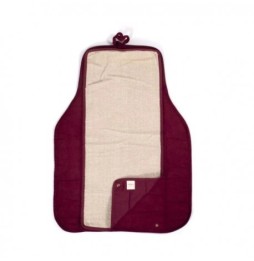 Filibabba travel changing mat corduroy deeply red