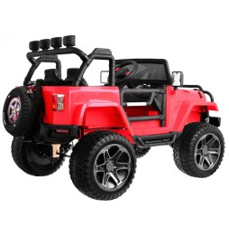 Auto terenowe jeep monster 4x4 dla dzieci czerwony