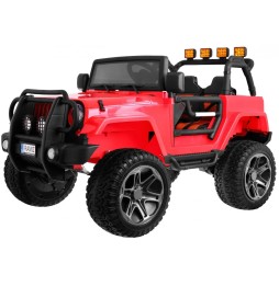 Auto terenowe jeep monster 4x4 dla dzieci czerwony