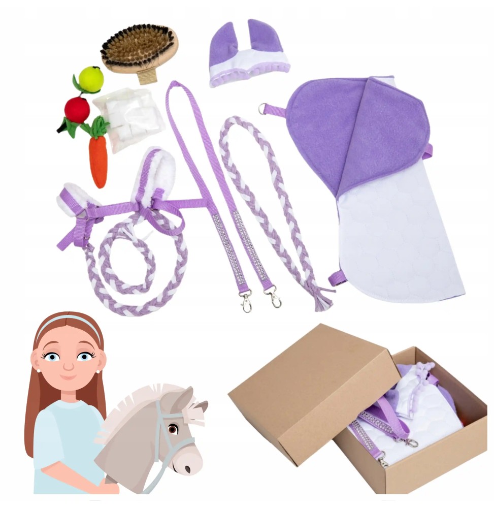 Hobby Horse A3 Accessories Set Lavender White