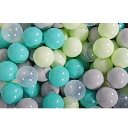 Meowbaby 7cm Plastic Balls Set, 200 Pieces