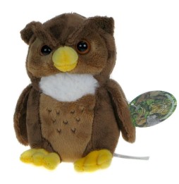 14cm Plush Owl - ZOO Series Toy