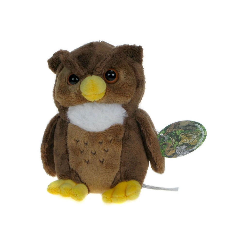 14cm Plush Owl - ZOO Series Toy