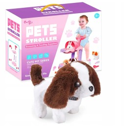 Stroller with Interactive Puppy Matadi