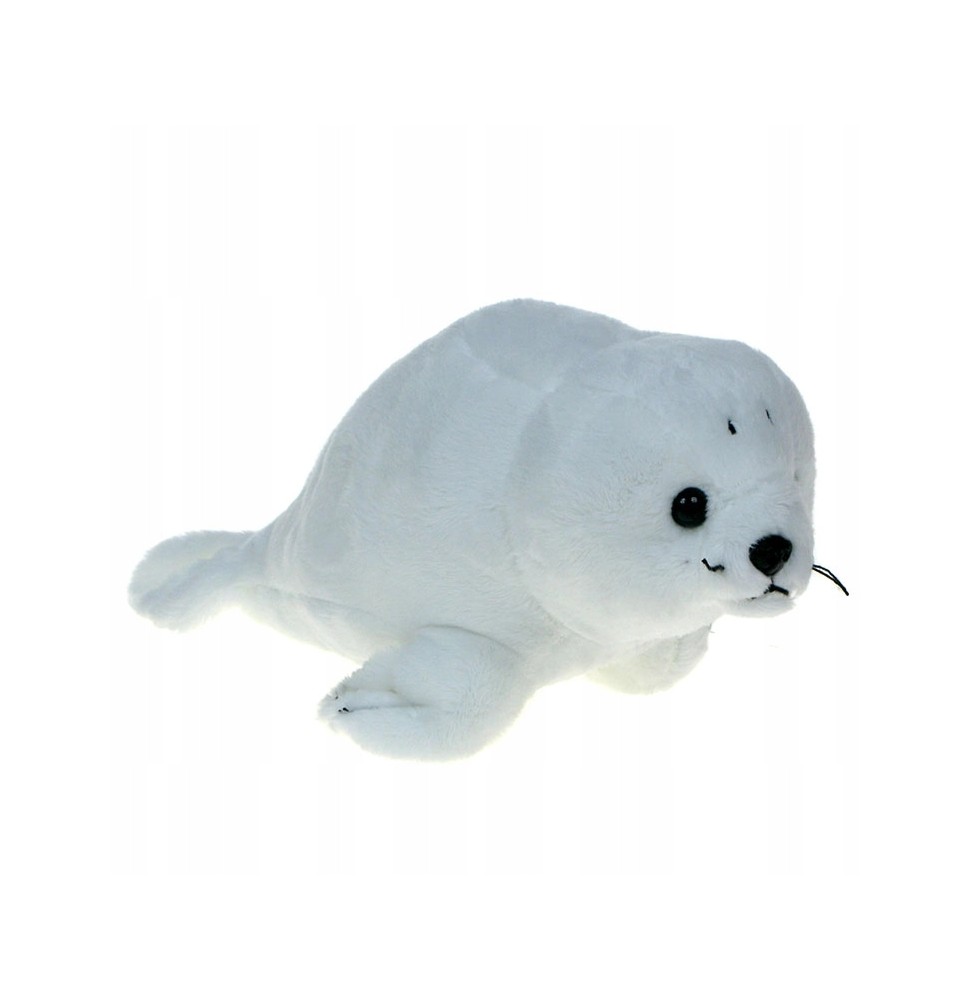 White Plush Seal 23 cm Plush Zoo