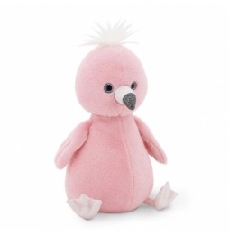 Fluffy Pink Flamingo Plush Toy – 22cm