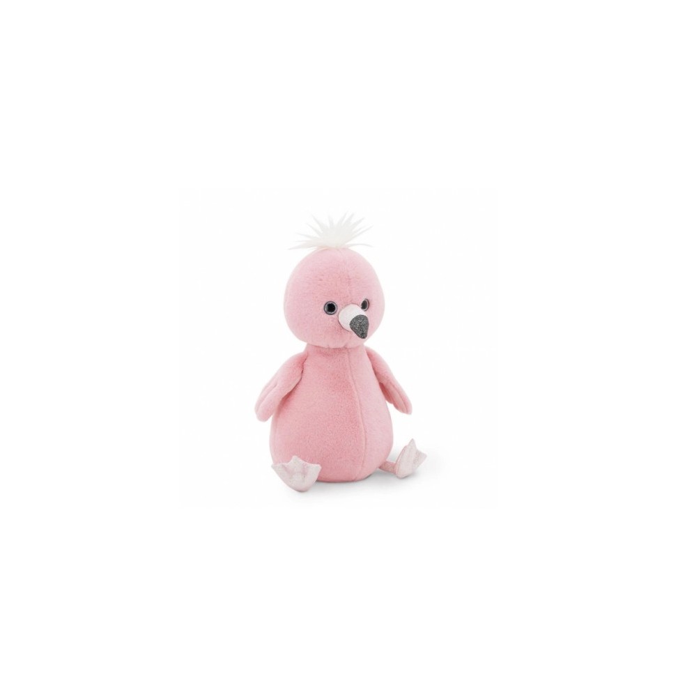 Fluffy Pink Flamingo Plush Toy – 22cm