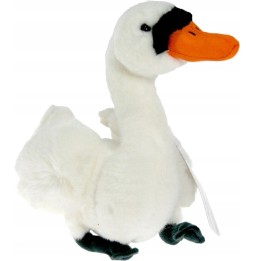 Swan Plush Toy Uni-Toys 17 cm