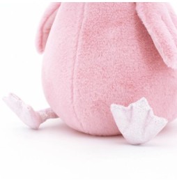 Fluffy Pink Flamingo Plush Toy – 22cm