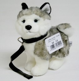 Maskotka Pies Husky 23cm Uni-Toys