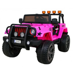 Mașină off-road jeep monster 4x4 roz pentru copii