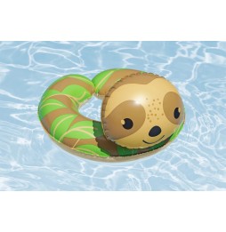 Sloth Swimming Ring for Kids Aged 3-6