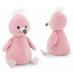 Fluffy Pink Flamingo Plush Toy – 22cm