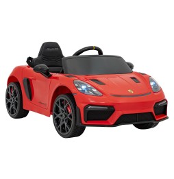 Vehicul Porsche Spyder RS 718 roșu pentru copii MP4