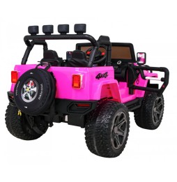 Mașină off-road jeep monster 4x4 roz pentru copii