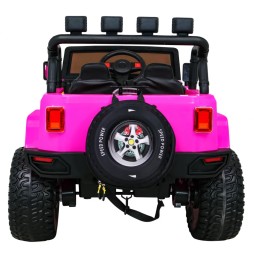 Mașină off-road jeep monster 4x4 roz pentru copii