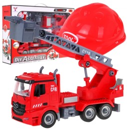 Fire Truck 2-in-1 with Helmet for Kids