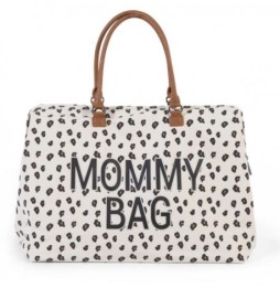 Geanta mommy bag leopard pentru accesorii copii