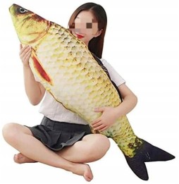 Julan Xichen 3D Fish Carp Plush Pillow