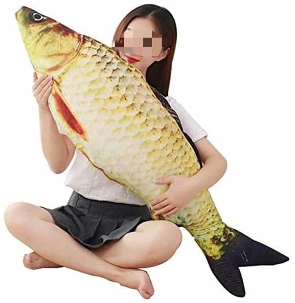 Julan Xichen 3D Fish Carp Plush Pillow