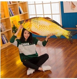 Julan Xichen 3D Fish Carp Plush Pillow