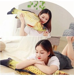 Julan Xichen 3D Fish Carp Plush Pillow