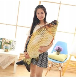 Julan Xichen 3D Fish Carp Plush Pillow