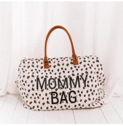 Geanta mommy bag leopard pentru accesorii copii