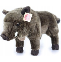 Realistic 30cm Wild Boar Plush Toy