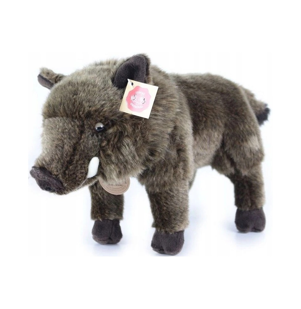 Realistic 30cm Wild Boar Plush Toy