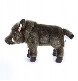 Realistic 30cm Wild Boar Plush Toy