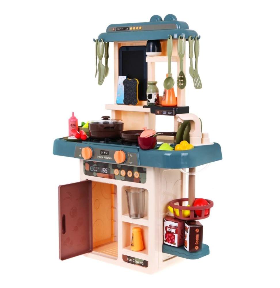 Kitchen Playset with Faucet and 42 Elements for Kids