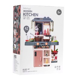 Kitchen Playset with Faucet and 42 Elements for Kids