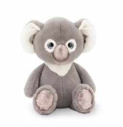 Gray Fluffy Koala Plush Toy - 30cm