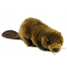 Plush Beaver Toy 26cm - Uni-Toys