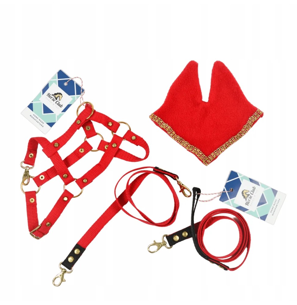 A3 Set of Ear Bonnets and Accessories for Hobby Horse