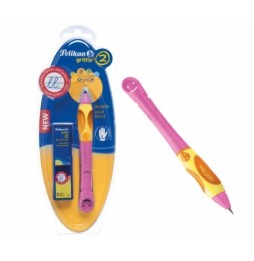 Griffix Pencil for Left-Handed Kids - Pink