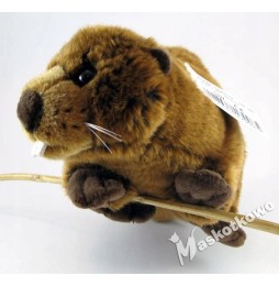 Plush Beaver Toy 26cm - Uni-Toys