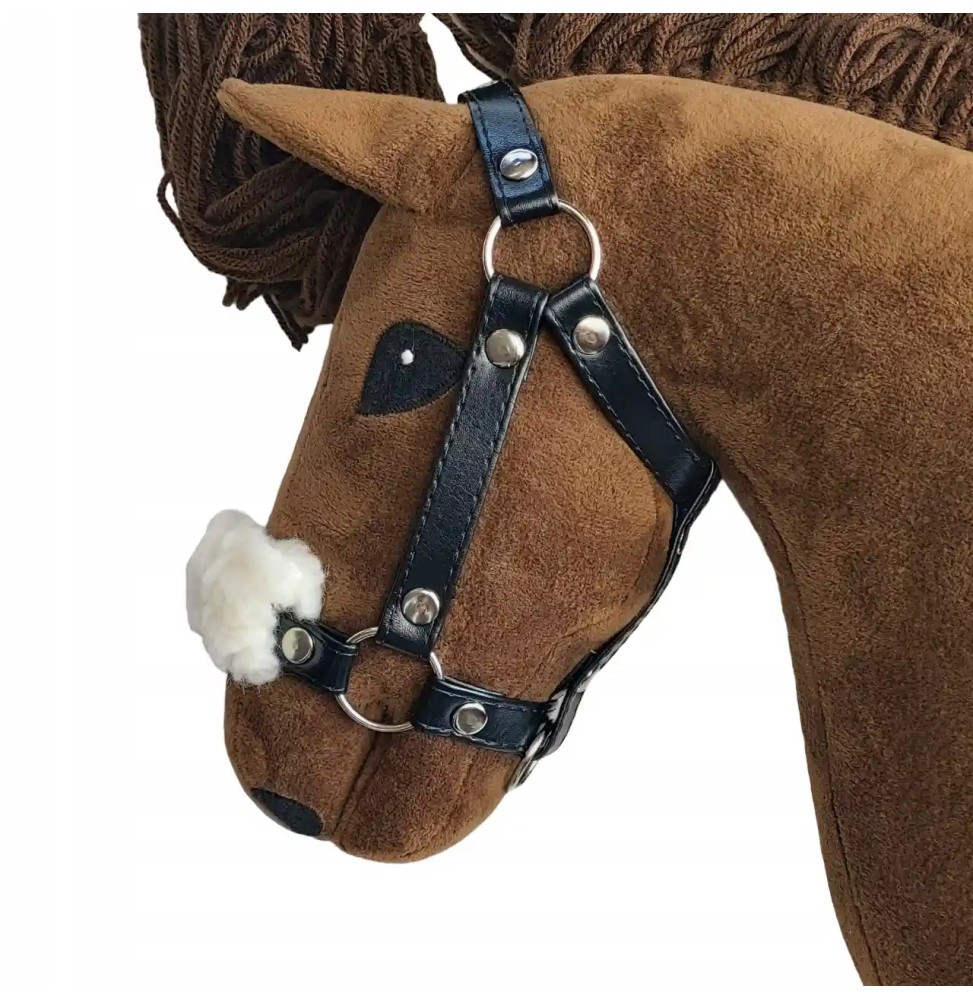 Leather Halter with Fur A3 Hobby Horse