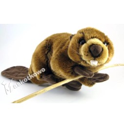 Plush Beaver Toy 26cm - Uni-Toys