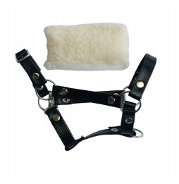 Leather Halter with Fur A3 Hobby Horse