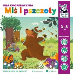 Gra kooperacyjna miś i pszczoły dla dzieci 3-8 lat kapitan nauka