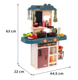 Kitchen Playset with Faucet and 42 Elements for Kids