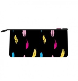 Zippered Neoprene Pencil Case with Creative Panel