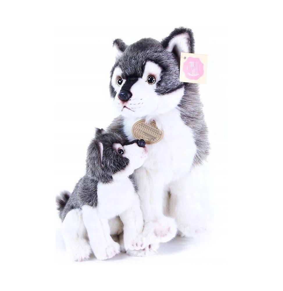 Wolf and Puppy Plush Toy 27 cm Rappa